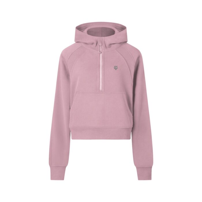Cropped Zip Hoodie