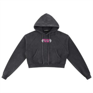 Meet me at the Bar Pink Cropped Hoodie Meet me at the Bar Pink Cropped Hoodie
