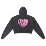GymRat Lover Cropped Hoodie