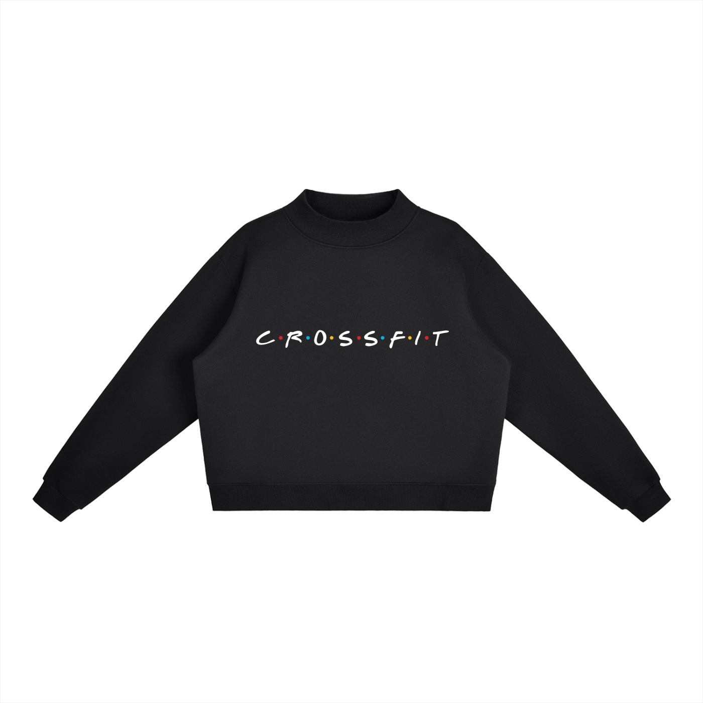 https://ajmall-vc-public-bucket.oss-us-west-1.aliyuncs.com/hugepod/material/custom_printing/150a05e631724604b67f3a4ce0e2aa12.png C.R.O.S.S.F.I.T Oversized Sweatshirt - Image 1
