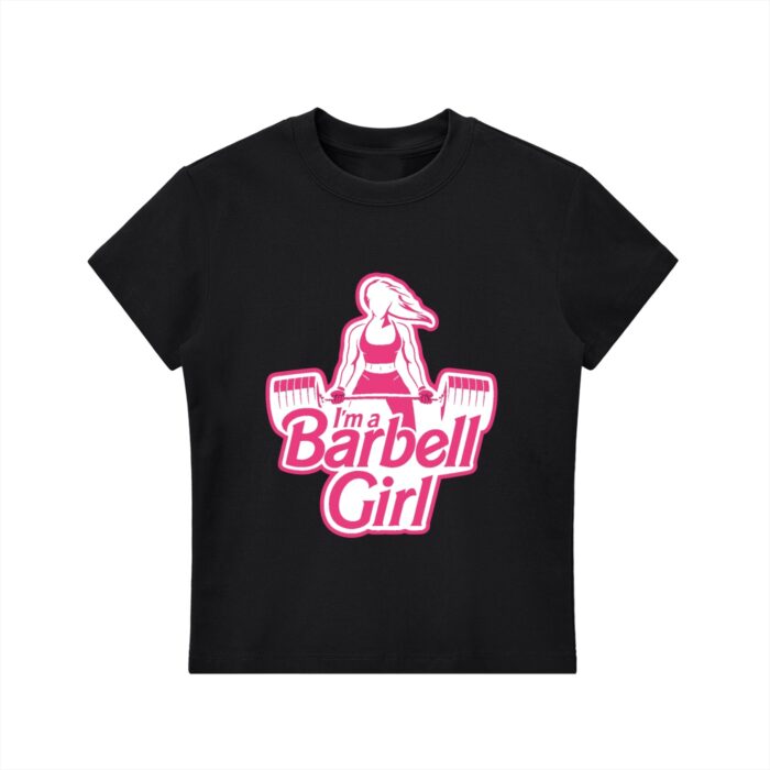 Barbell Girl Bodycon T-shirt