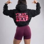 In my fitness Era Cropped Hoodie