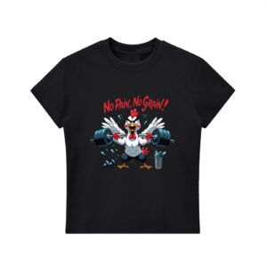 No Pain No Grain Bodycon T-shirt