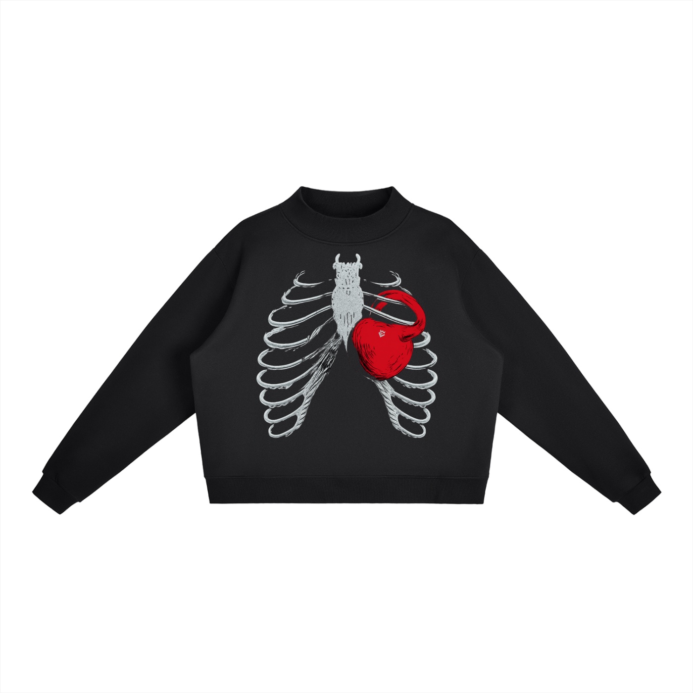 https://ajmall-vc-public-bucket.oss-us-west-1.aliyuncs.com/hugepod/material/custom_printing/1e62ff66ba1b4924babfc74b5ea7766f.png X-ray Oversized Sweatshirt - Image 1