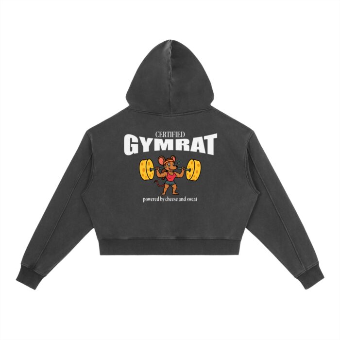 Certified Gymrat Girl Washed Hoodie Certified Gymrat Girl Washed Hoodie