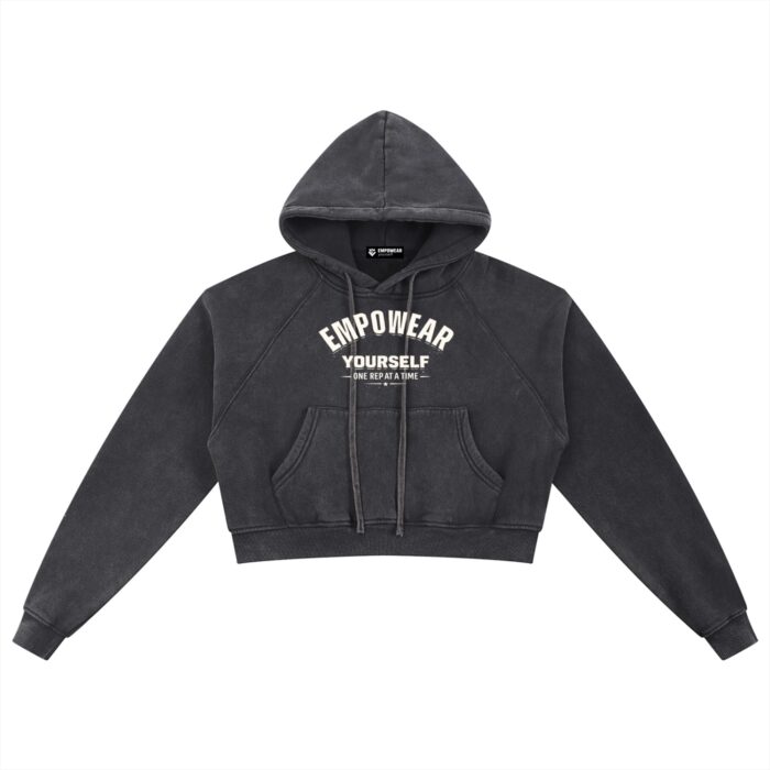 Empowear One Rep at a Time Cropped Hoodie