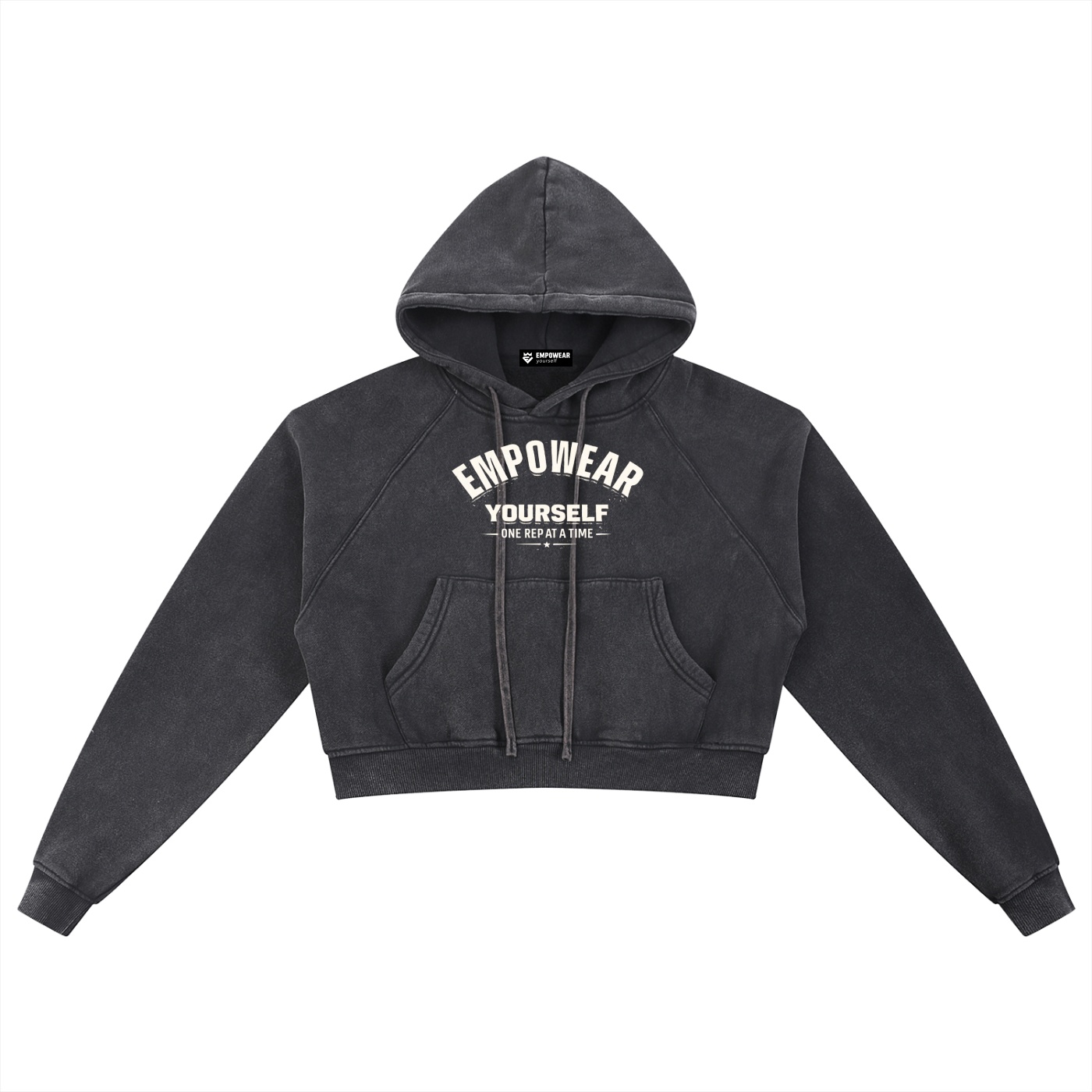 https://ajmall-vc-public-bucket.oss-us-west-1.aliyuncs.com/hugepod/material/custom_printing/200a3b4e62df4f2c8bf7b7747eddc71d.png Empowear One Rep at a Time Cropped Hoodie - Image 1