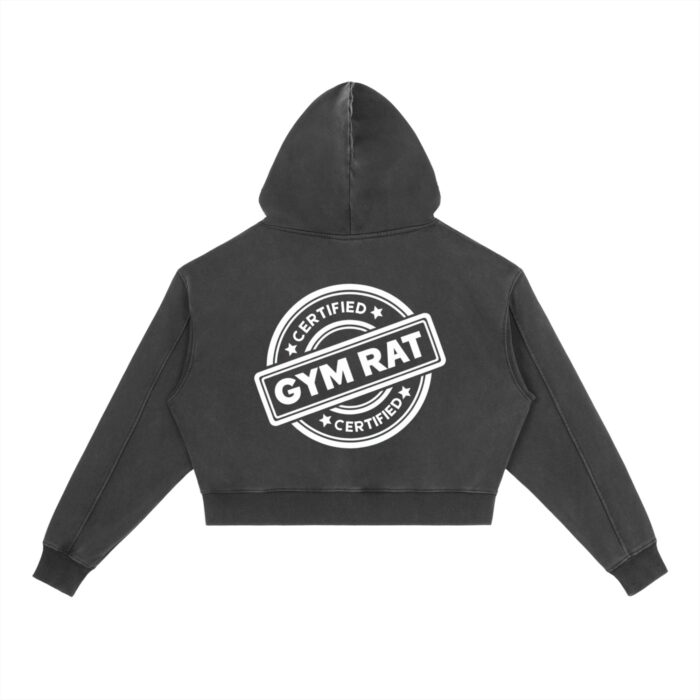 Certified GymRat Washed Hoodie