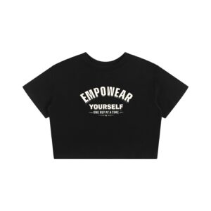 Empowear One Rep at a Time Baby Tee Empowear One Rep at a Time Baby Tee