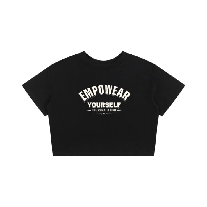 Empowear One Rep at a Time Baby Tee Empowear One Rep at a Time Baby Tee
