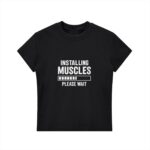 Installing Muscles Bodycon T-shirt