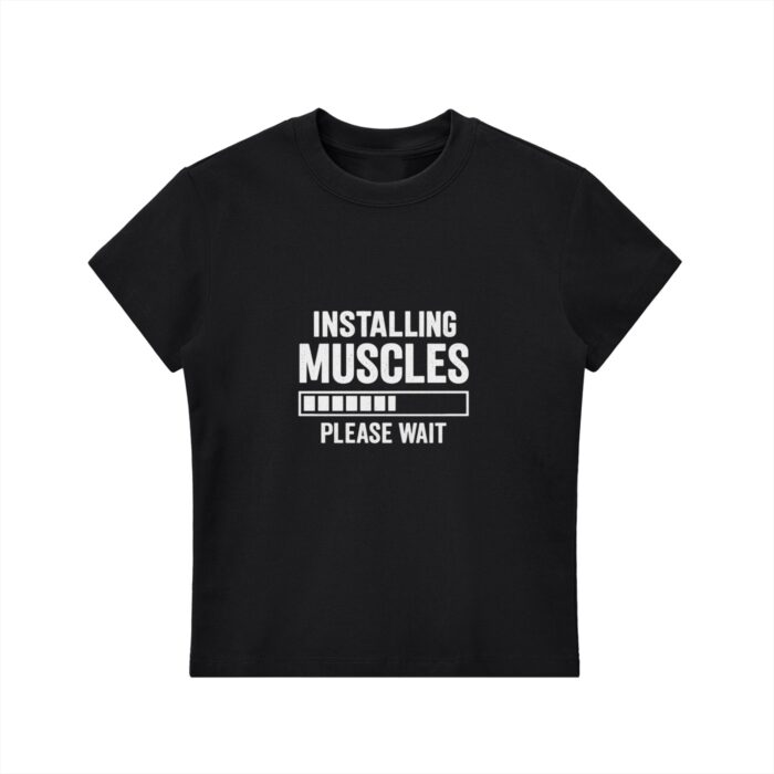 Installing Muscles Bodycon T-shirt