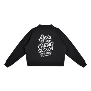 Alexa Do My Cardio Session Oversized Sweatshirt