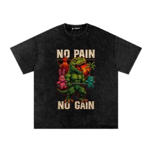 No Pain Dinosaur Front Oversized No Pain Dinosaur Front Oversized