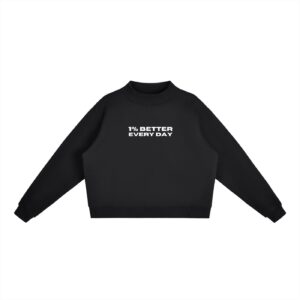1% Better Every Day Oversized Sweatshirt