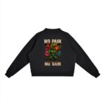 No Pain Dinosaur Oversized Sweatshirt - Image 2