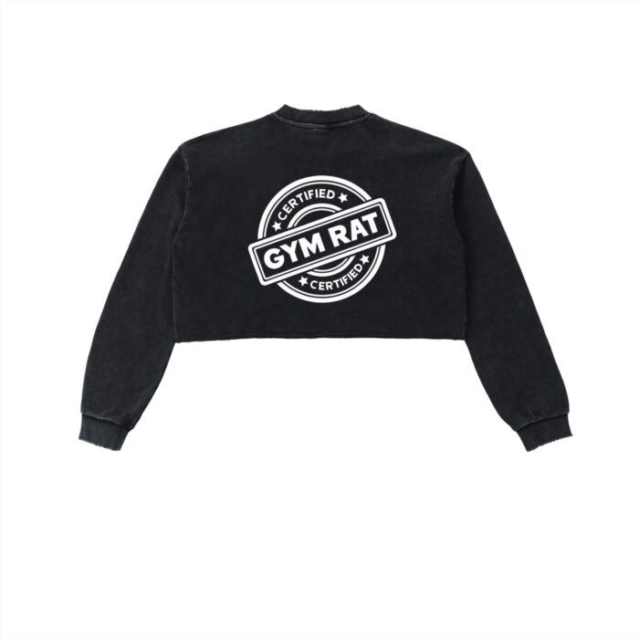 Certified GymRat Washed Cropped