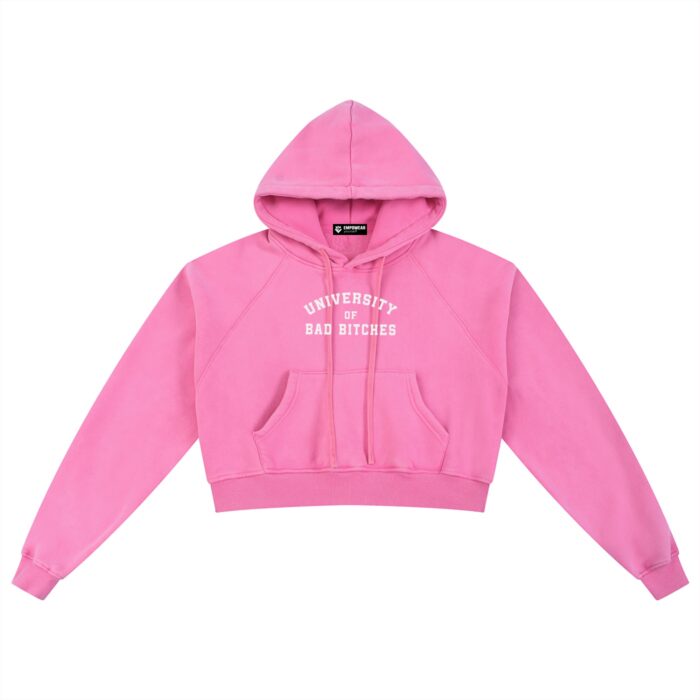 University of Bad Bitches Cropped Hoodie