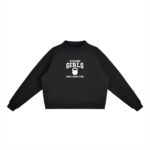 Strong Girls Have More Fun B&W Oversized Sweatshirt