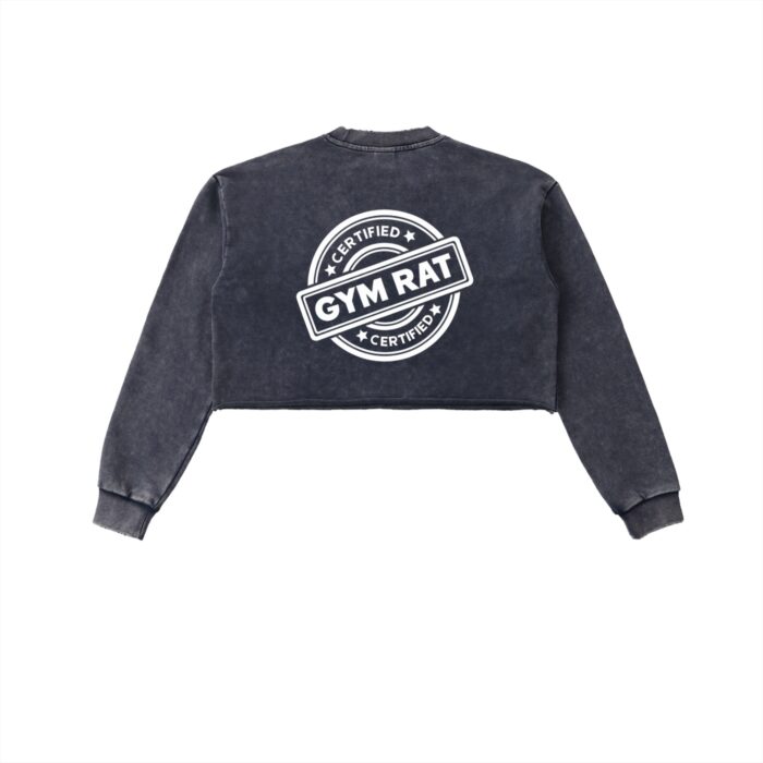 Certified GymRat Washed Cropped