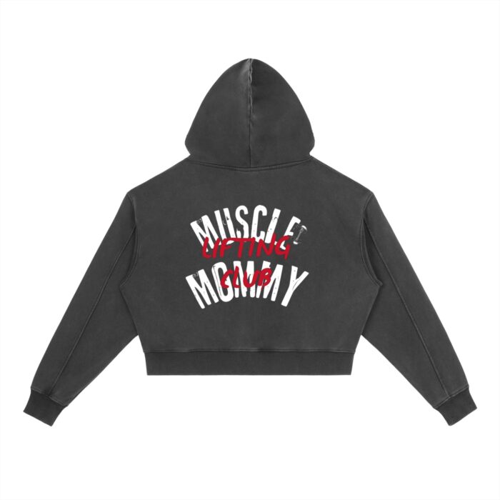 Muscle Mommy Lifting Club Washed Hoodie