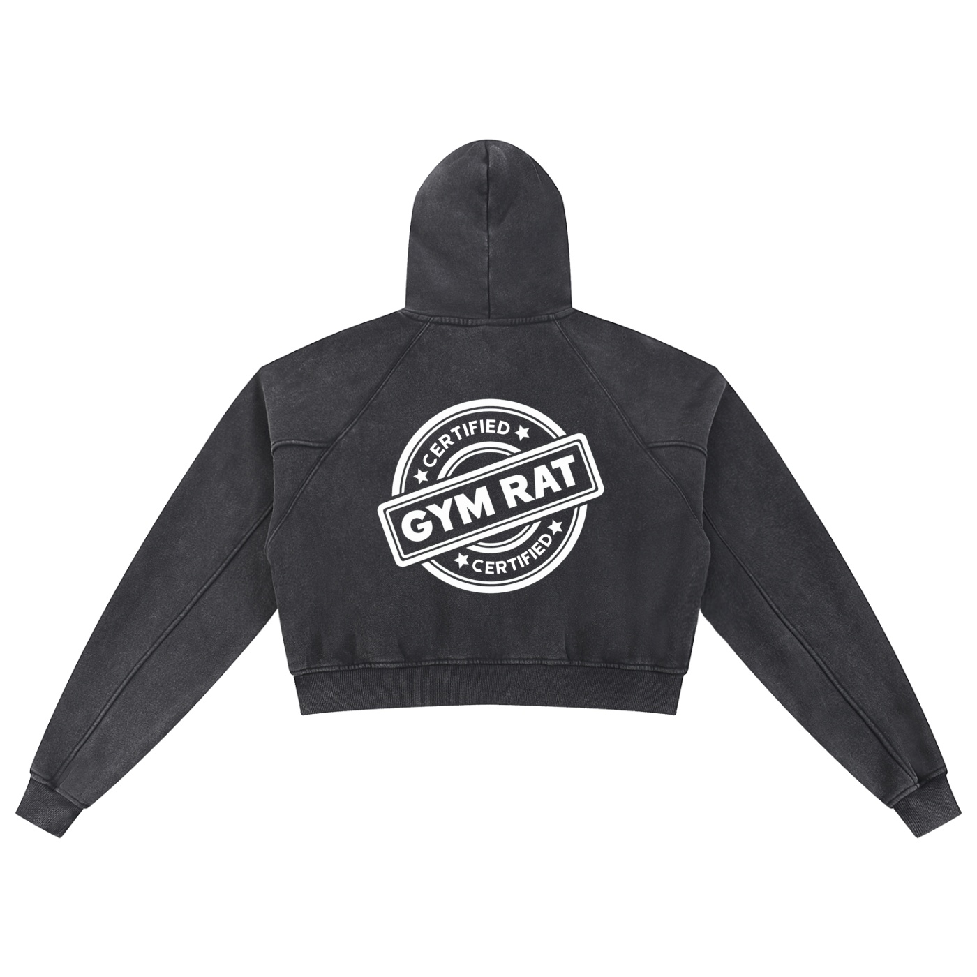 https://ajmall-vc-public-bucket.oss-us-west-1.aliyuncs.com/hugepod/material/custom_printing/6c8dc3eb59bb4c11b63d531564a8329c.png Certified GymRat Cropped Hoodie - Image 1