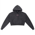 Muscle Mommy Plate Cropped Hoodie - Image 2