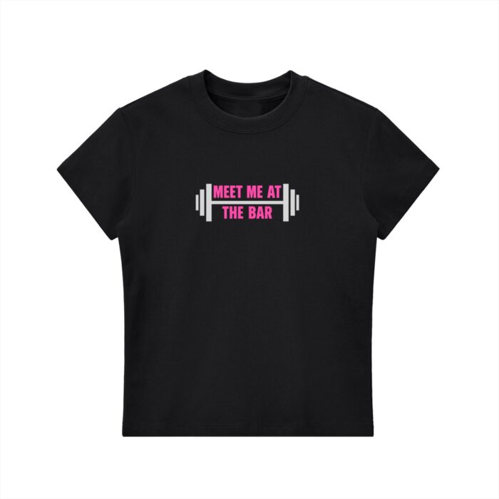 Meet me at the Bar Pink Bodycon T-shirt Meet me at the Bar Pink Bodycon T-shirt