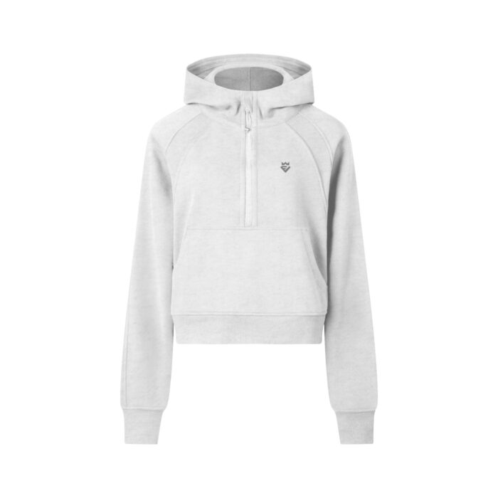 Cropped Zip Hoodie