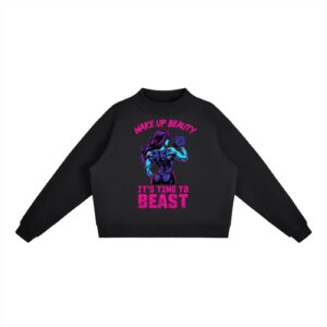 Wake up Beauty Oversized Sweatshirt