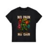 No Pain Dinosaur Bodycon T-shirt No Pain Dinosaur Bodycon T-shirt
