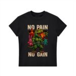 No Pain Dinosaur Bodycon T-shirt