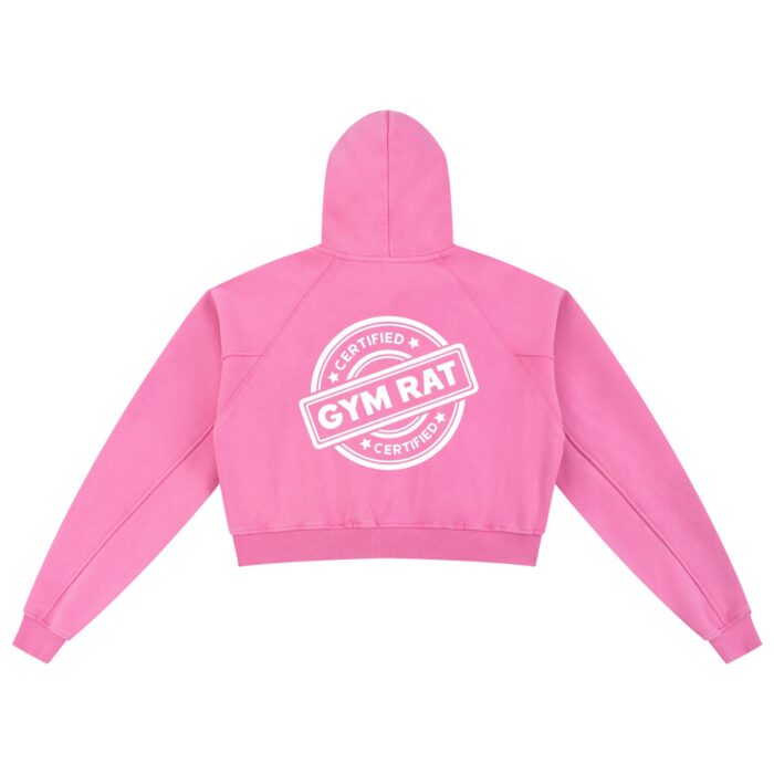 Certified GymRat Cropped Hoodie