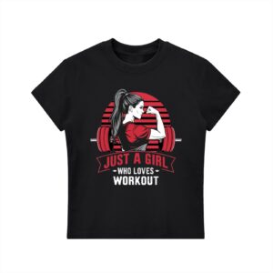 Who Loves Work Out Bodycon T-shirt Who Loves Work Out Bodycon T-shirt