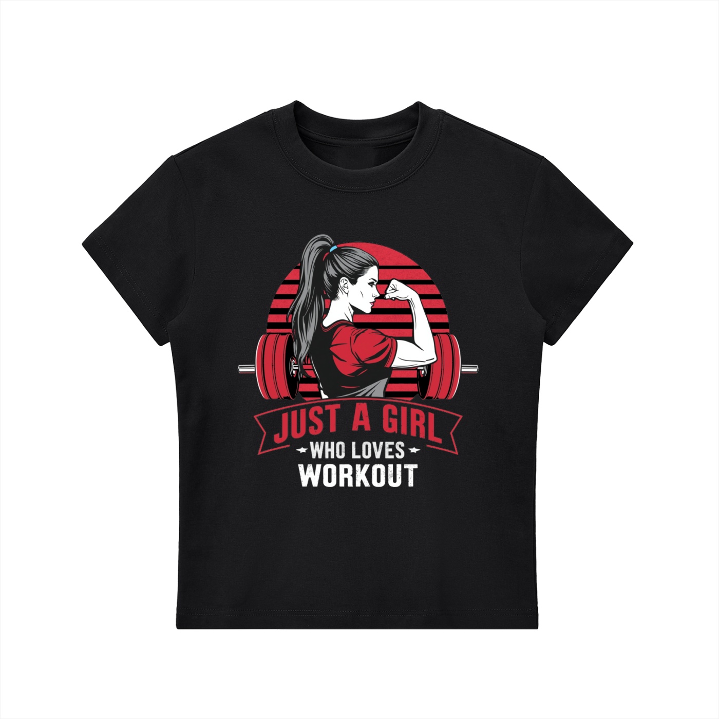 https://ajmall-vc-public-bucket.oss-us-west-1.aliyuncs.com/hugepod/material/custom_printing/832ef1e2571d485abab105f130a0385e.png Who Loves Work Out Bodycon T-shirt - Image 1