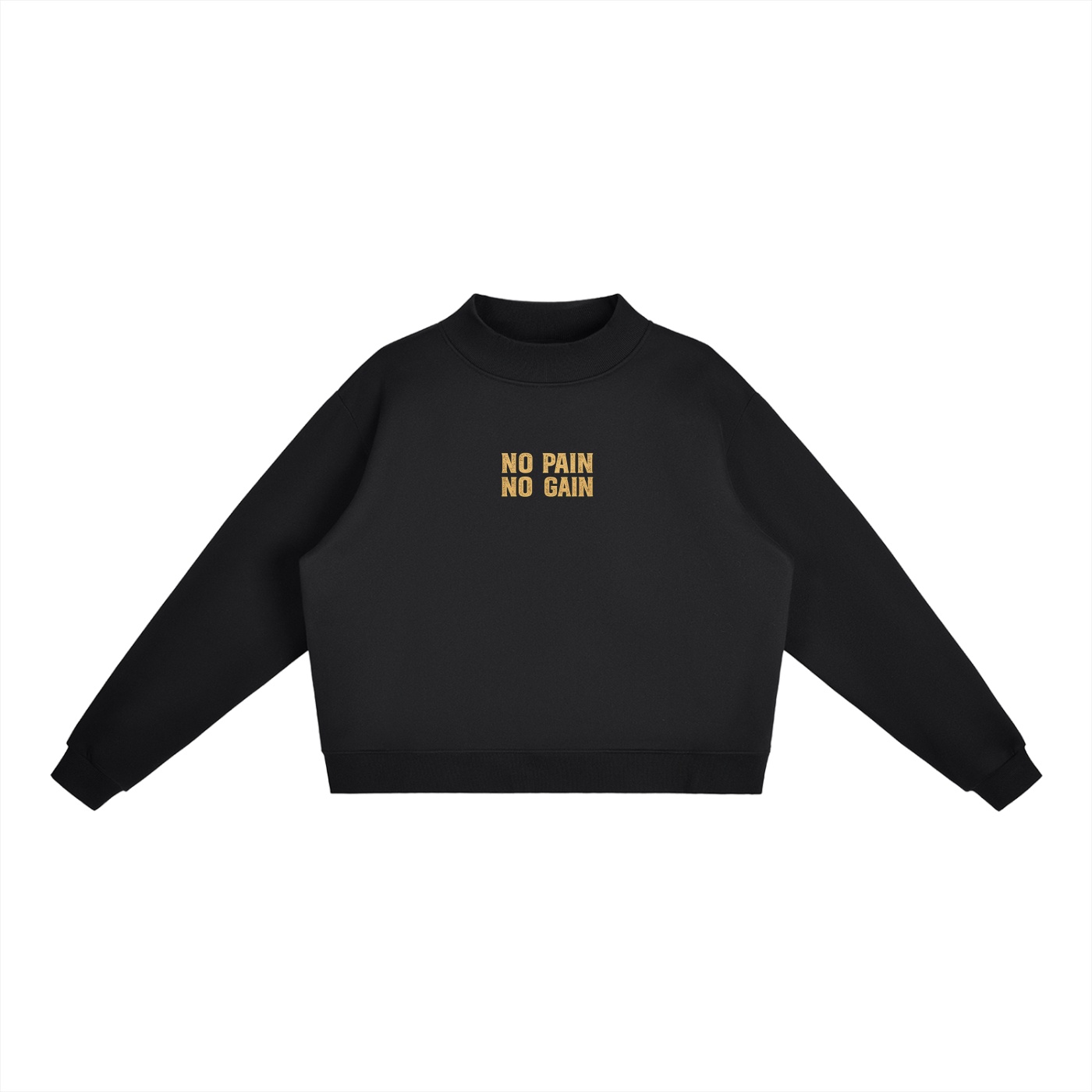 https://ajmall-vc-public-bucket.oss-us-west-1.aliyuncs.com/hugepod/material/custom_printing/837f91953c22488da9f4c0356a6f0a41.png No Pain Dinosaur Oversized Sweatshirt - Image 1