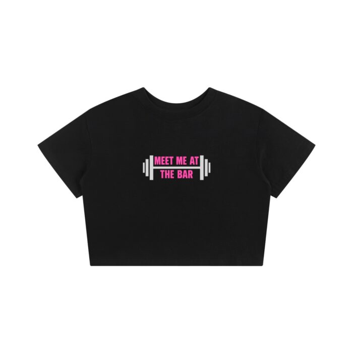 Meet me at the Bar Pink Baby Tee Meet me at the Bar Pink Baby Tee