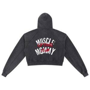 Muscle Mommy Lifting Club Cropped Hoodie