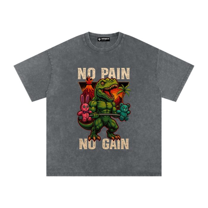 No Pain Dinosaur Front Oversized No Pain Dinosaur Front Oversized