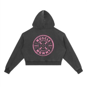 Muscle Mommy Plate Washed Hoodie Muscle Mommy Plate Washed Hoodie