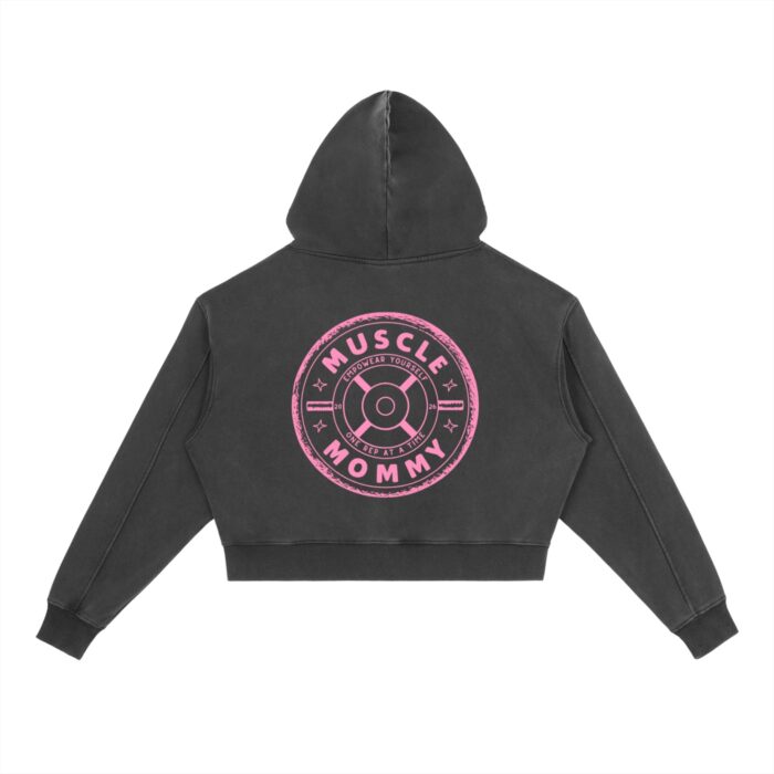 Muscle Mommy Plate Washed Hoodie