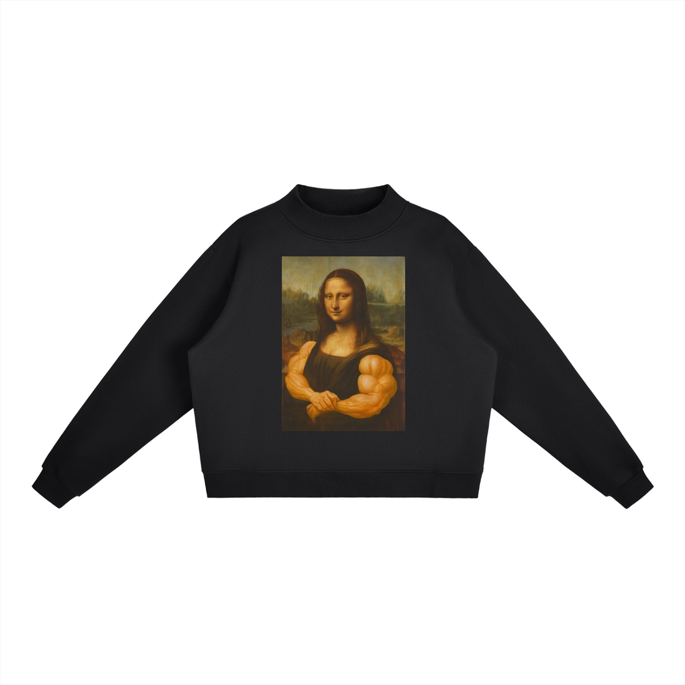 https://ajmall-vc-public-bucket.oss-us-west-1.aliyuncs.com/hugepod/material/custom_printing/b4c310e9a6c141e0a859867a0d5a737b.png Monalisa Oversized Sweatshirt - Image 1