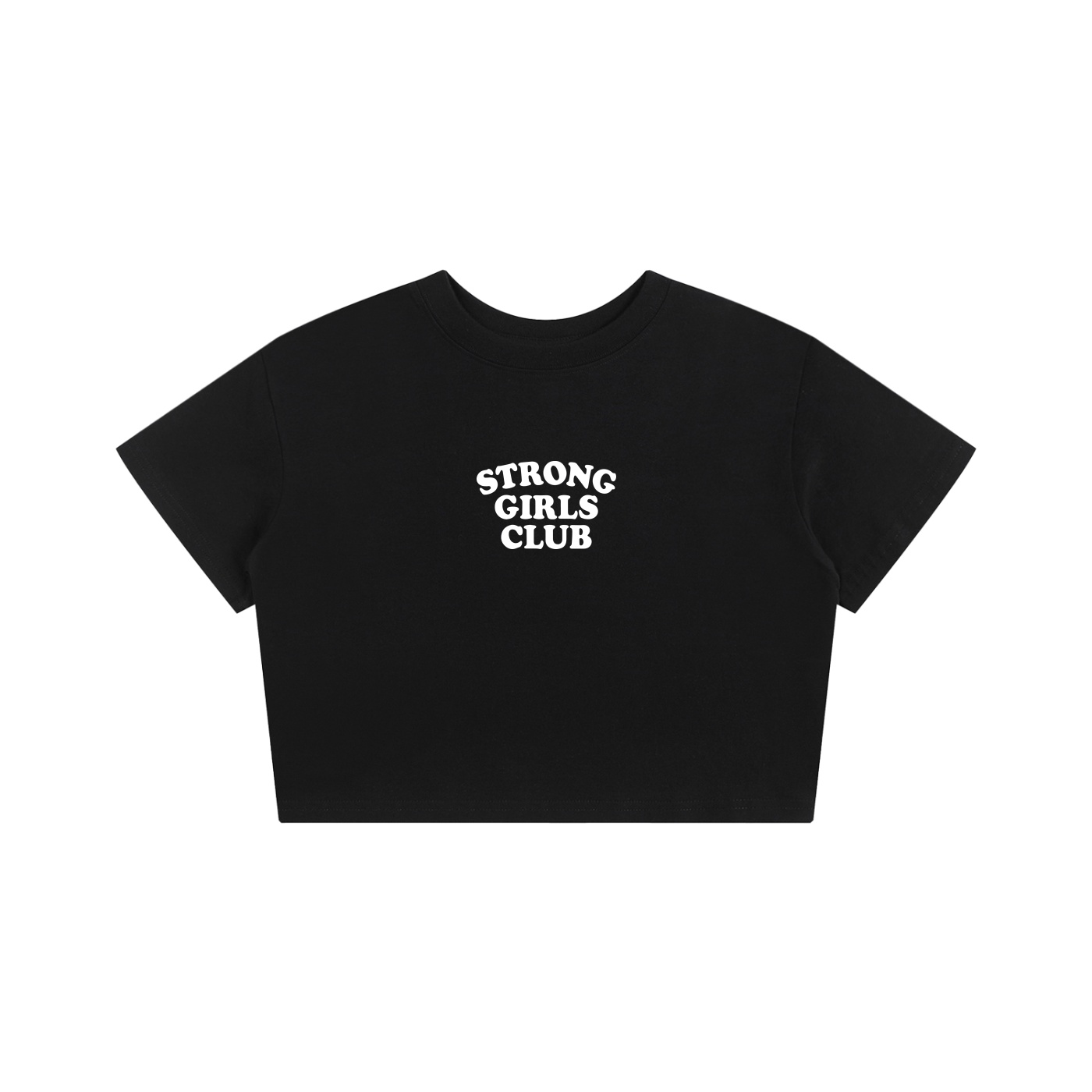 https://ajmall-vc-public-bucket.oss-us-west-1.aliyuncs.com/hugepod/material/custom_printing/b6b63a89cf7948b19b365ec068ec533a.png Strong Girls Club Baby Tee - Image 1