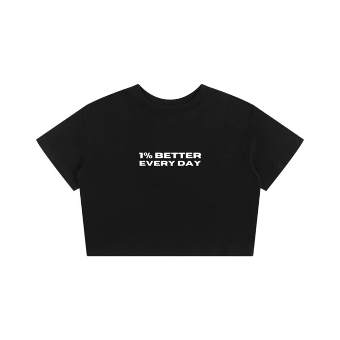 1% Better Every Day Baby Tee 1% Better Every Day Baby Tee
