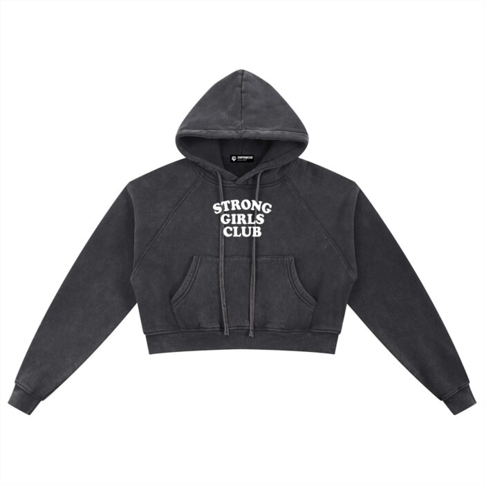 Strong Girls Club Cropped Hoodie Strong Girls Club Cropped Hoodie