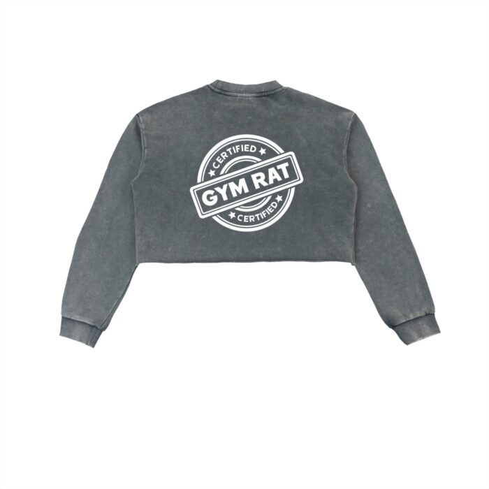 Certified GymRat Washed Cropped