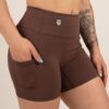 High-Waisted Pocket Shorts