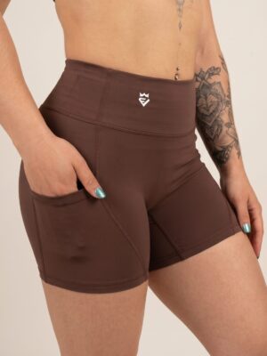 High-Waisted Pocket Shorts