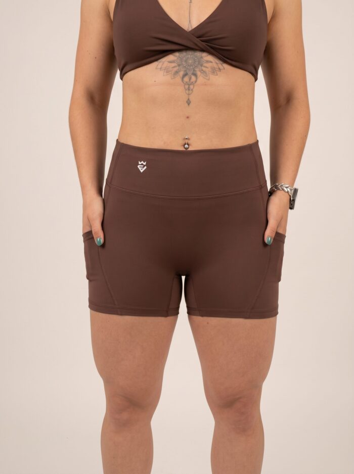 High-Waisted Pocket Shorts