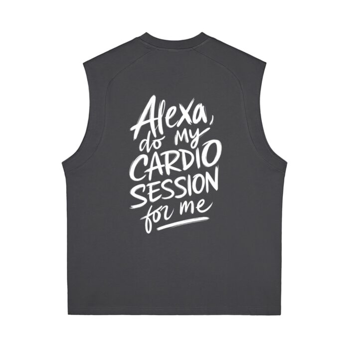 Alexa Do My Cardio Session Dark Sorona Quick-Dry Tank Alexa Do My Cardio Session Dark Sorona Quick-Dry Tank